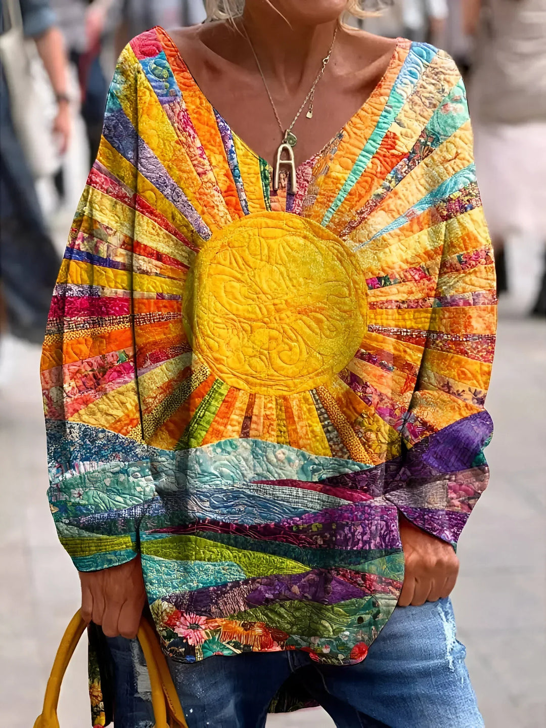 Flavia™ | Maglione grafico Alba