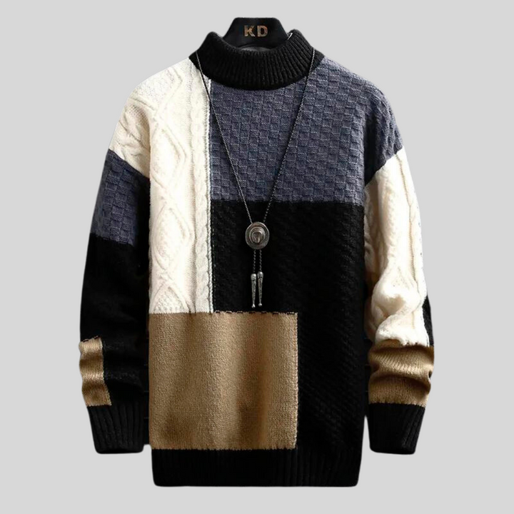 Ferrando | Maglione Patchwork Grayson