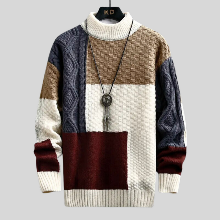 Ferrando | Maglione Patchwork Grayson