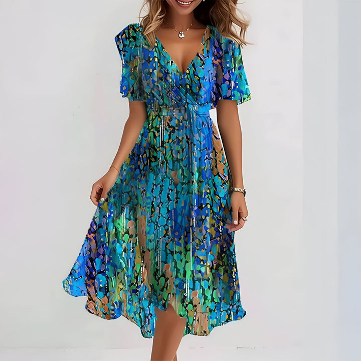 Luana™ | Abito elegante a maniche corte
