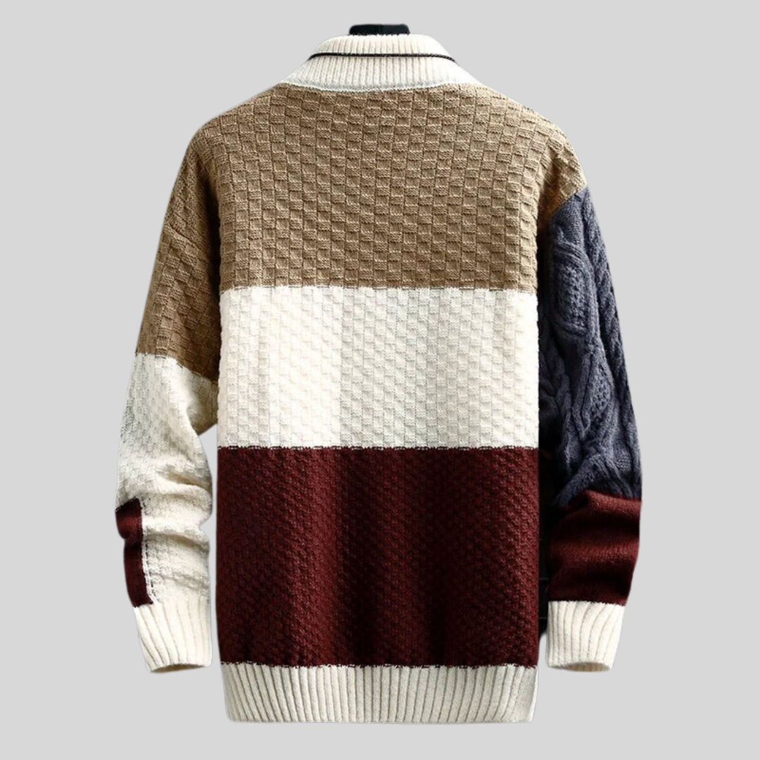 Ferrando | Maglione Patchwork Grayson