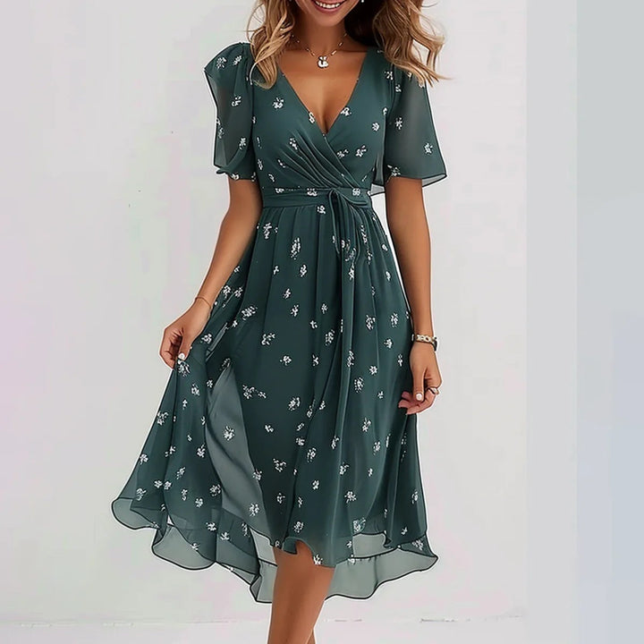 Luana™ | Abito elegante a maniche corte