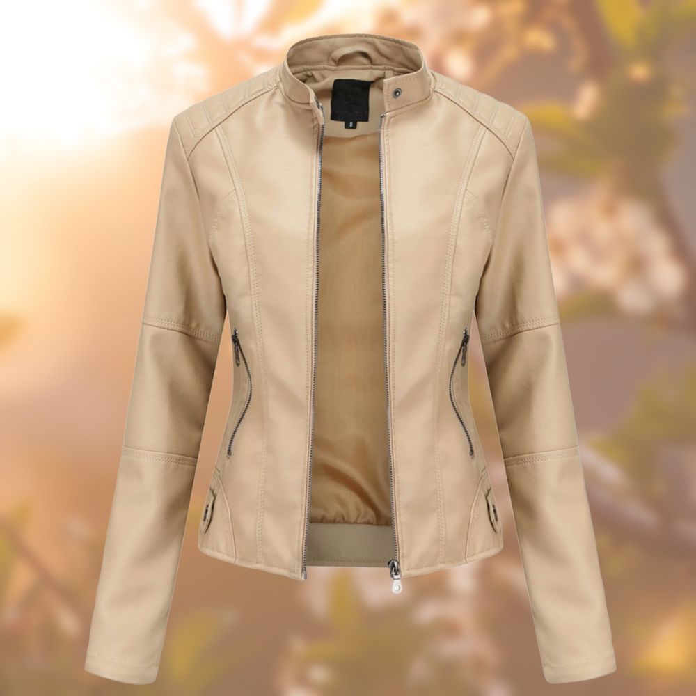 Eugenia | Giacca in pelle elegante