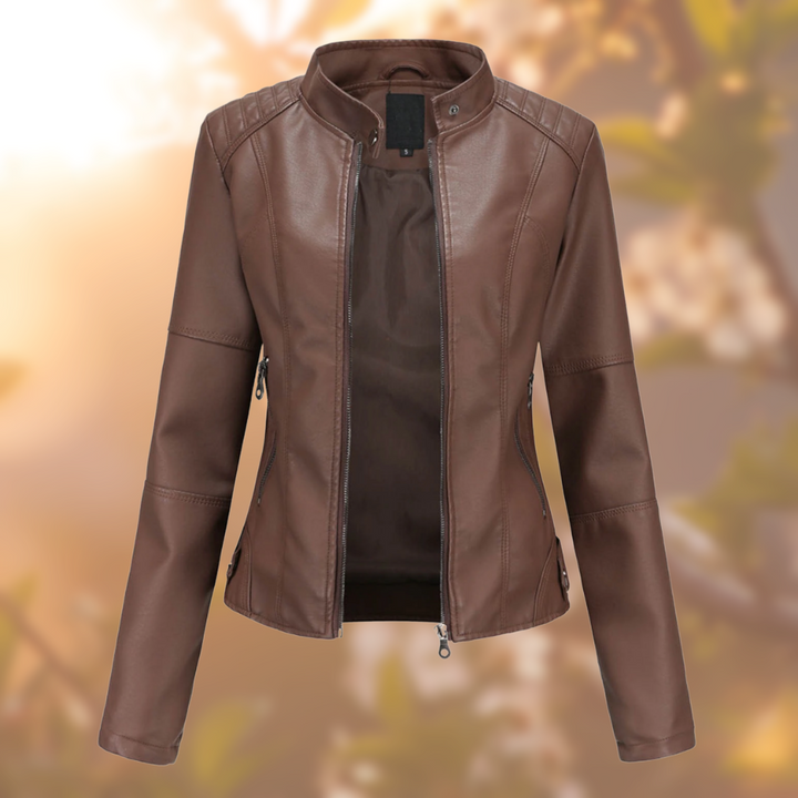 Eugenia | Giacca in pelle elegante