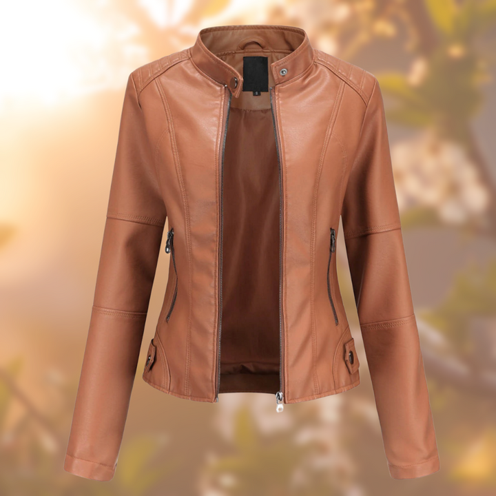 Eugenia | Giacca in pelle elegante