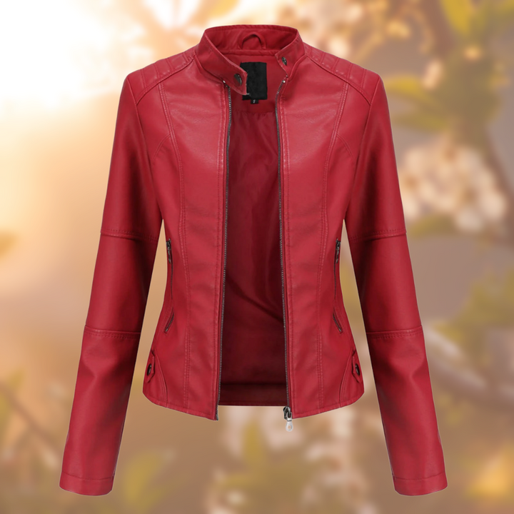 Eugenia | Giacca in pelle elegante