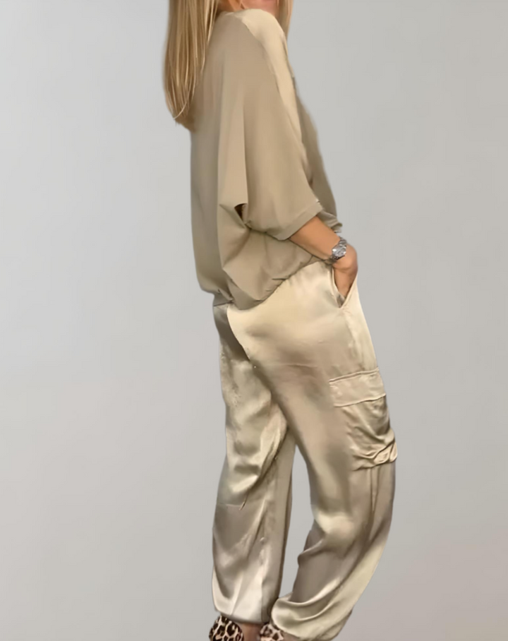 Eleonora | Set di salotto cargo liscio
