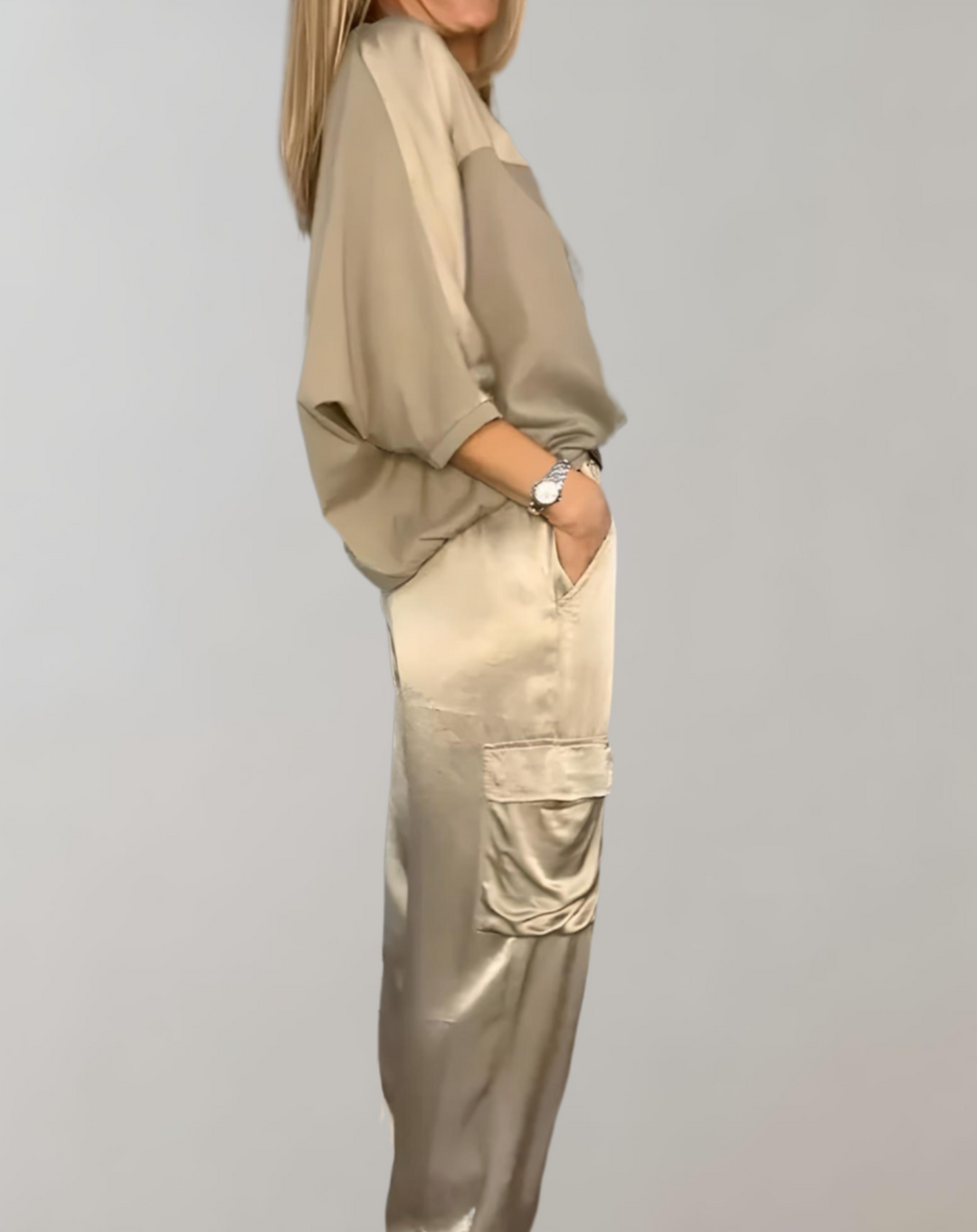Eleonora | Set di salotto cargo liscio