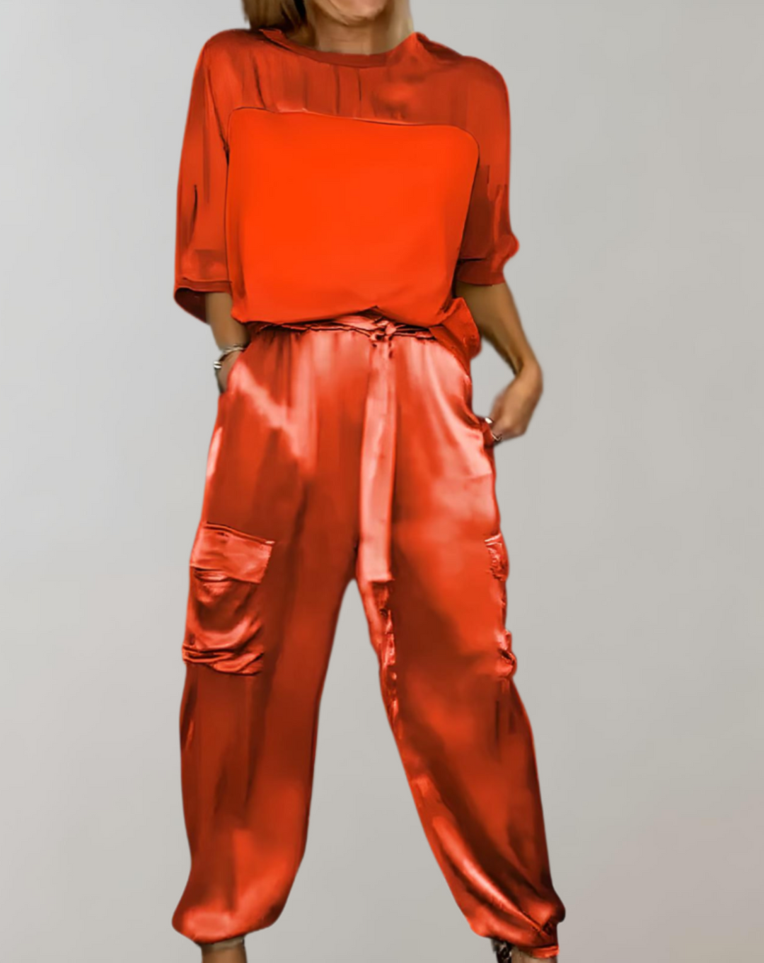 Eleonora | Set di salotto cargo liscio