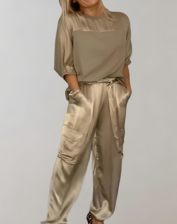 Eleonora | Set di salotto cargo liscio
