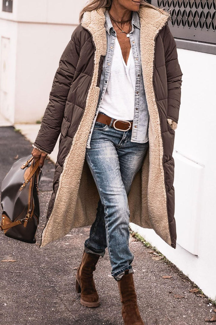 Fabiana | Cappotto Lungo Reversibile