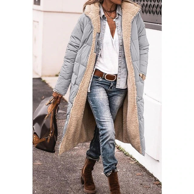 Fabiana | Cappotto Lungo Reversibile