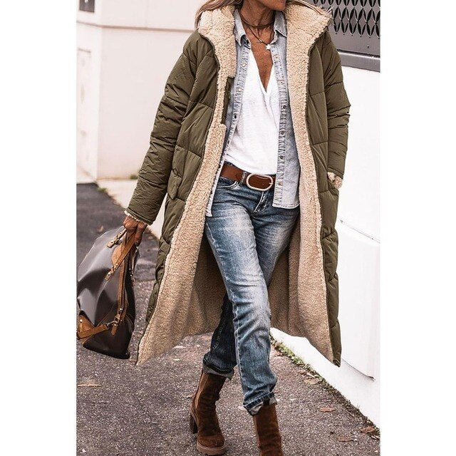 Fabiana | Cappotto Lungo Reversibile