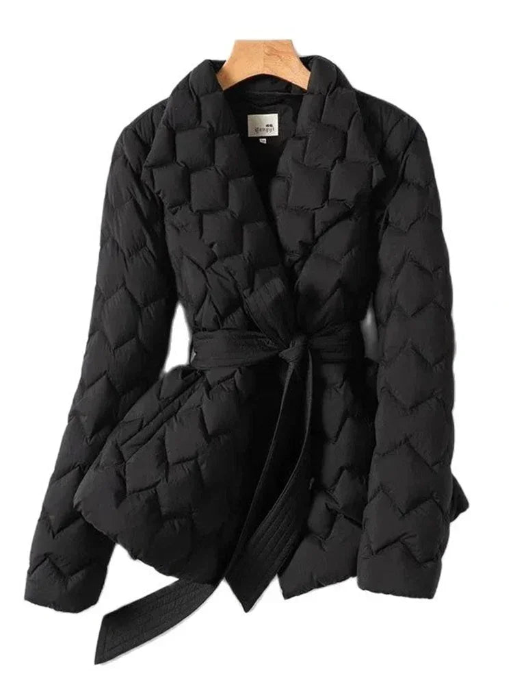 Ilaria | Cappotto Trapuntato Elegante
