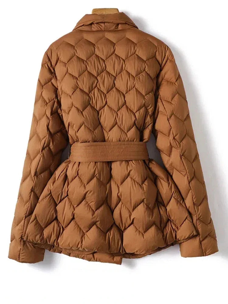Ilaria | Cappotto Trapuntato Elegante