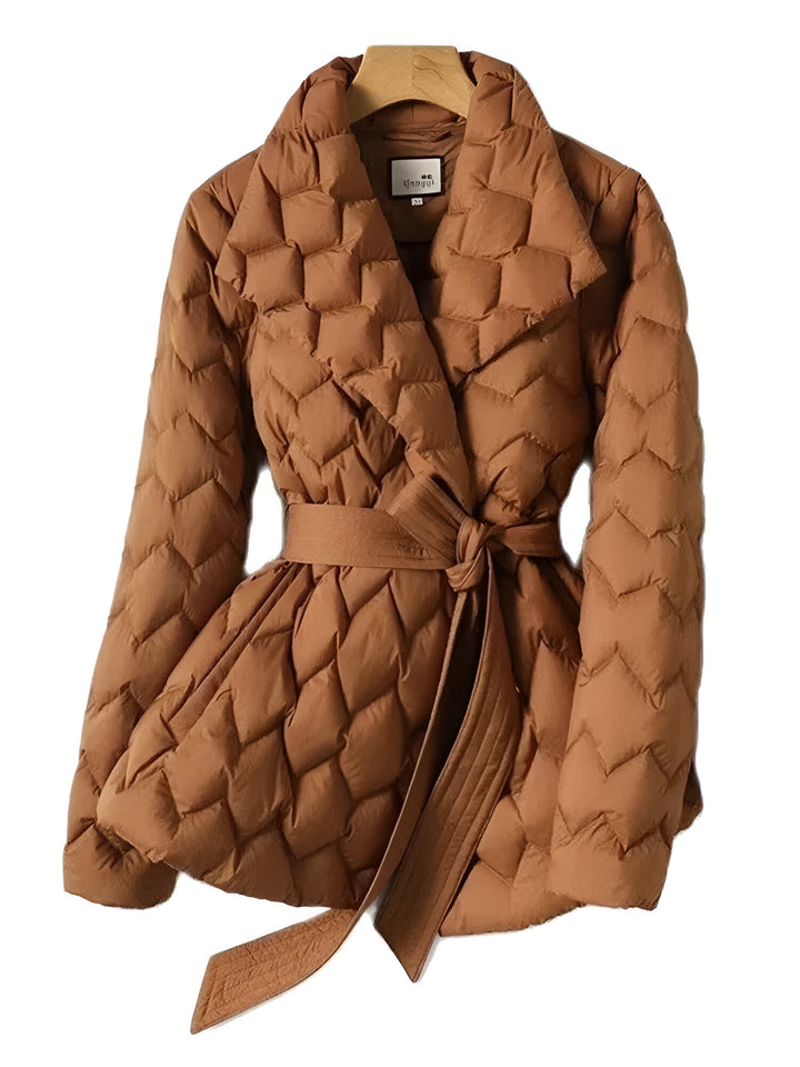 Ilaria | Cappotto Trapuntato Elegante