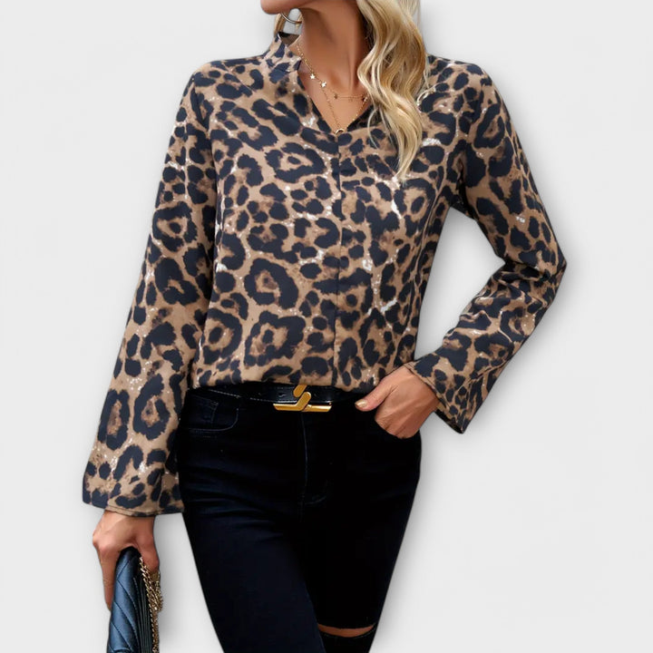 Nerina | Blusa leopardata casuale
